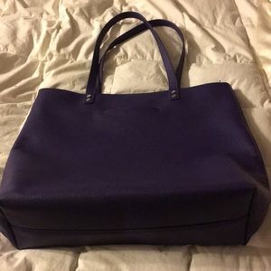 ThirtyOne Purple Leather Tote 💜